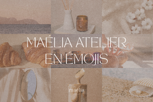 Maélia Atelier illustrée en émojis et images