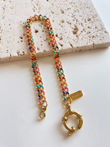 Bracelet ONÉA – Bracelet gourmette couleur