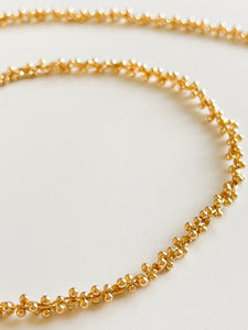 Collier LYA – Ras de cou plaqué or