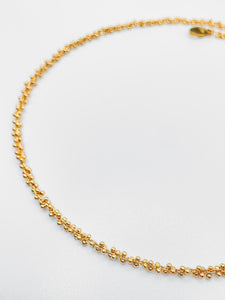 Collier LYA – Ras de cou plaqué or